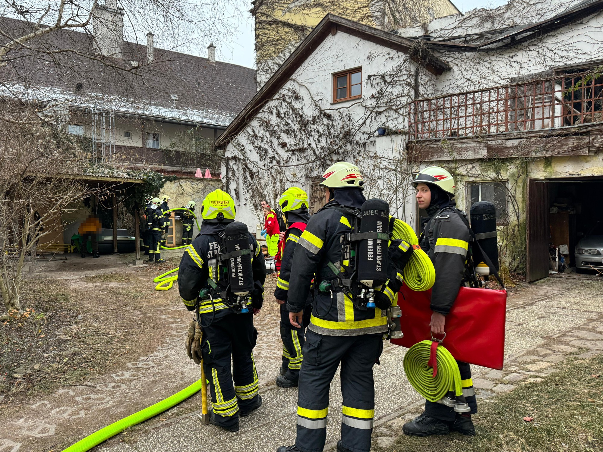 Wohnungsbrand in der Parkpromenade