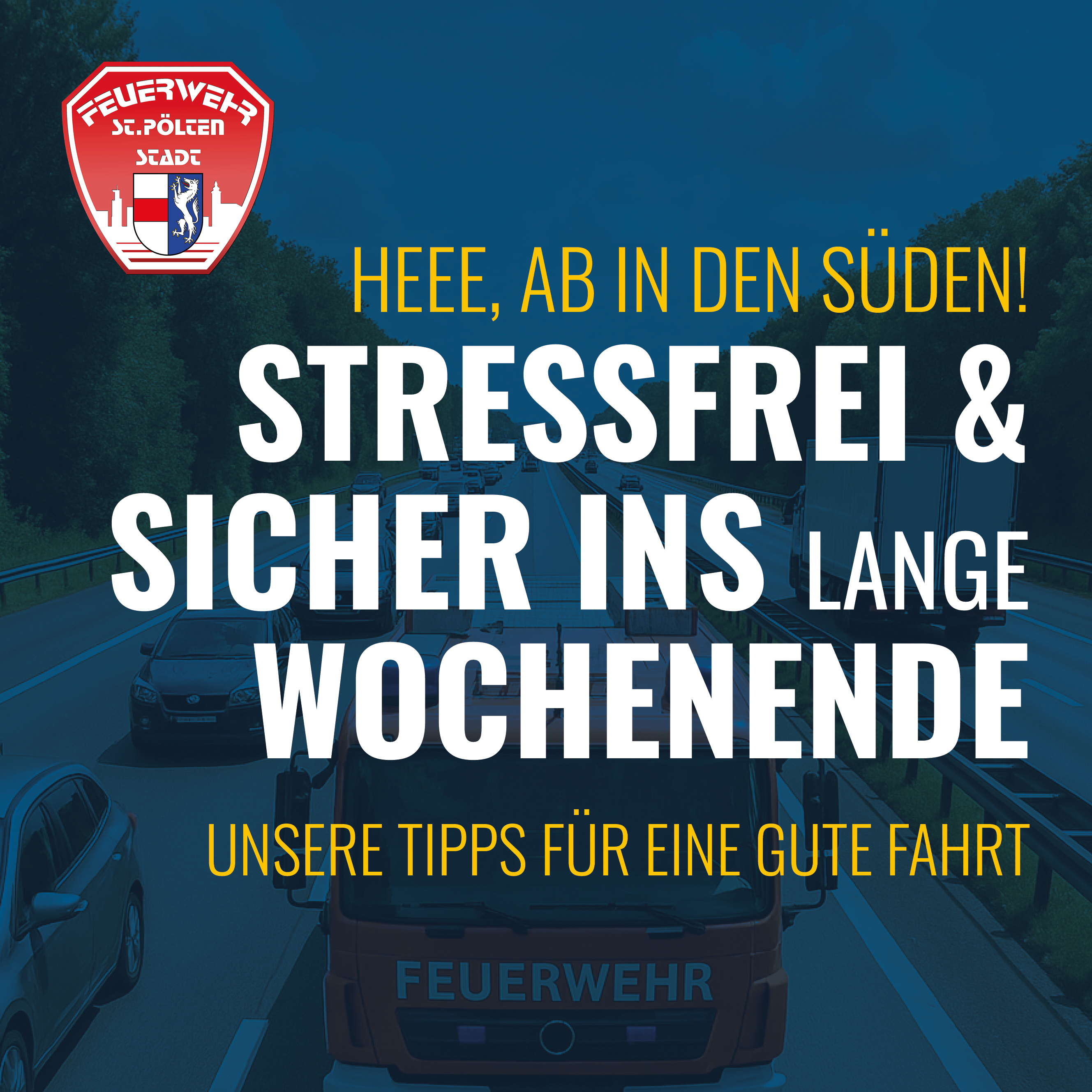 Gute Fahrt: Entspannt und sicher ins lange Wochenende ⚠️🛣️☀️